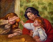 Pierre-Auguste Renoir Gabrielle, Jean und ein Madchen oil painting reproduction